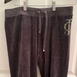 Juicy Couture Gray Velour Garment